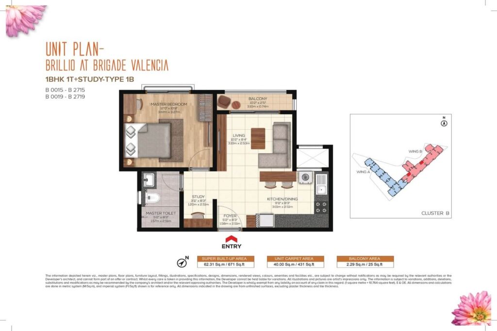 Brigade Valencia Brillio Floor Plan2